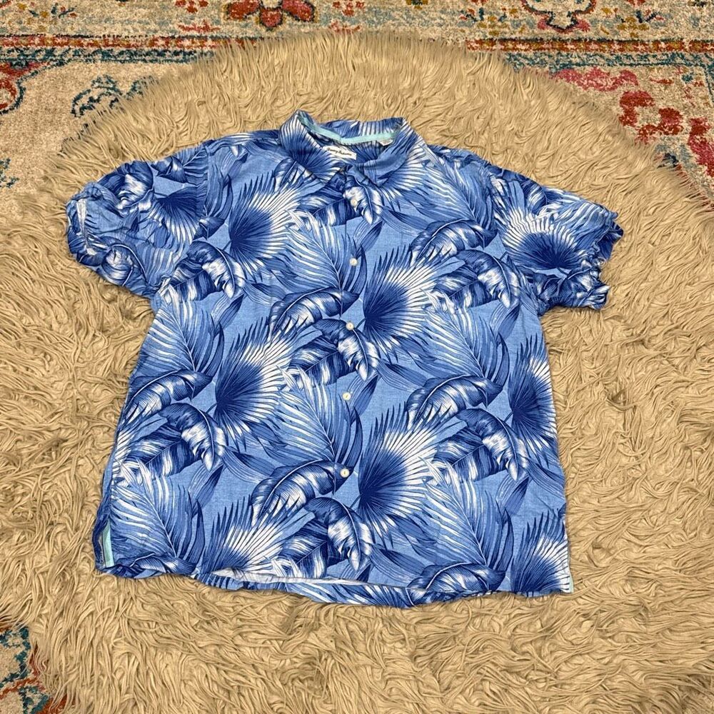 Tommy Bahama rayon Hawaiian print shirt XXL